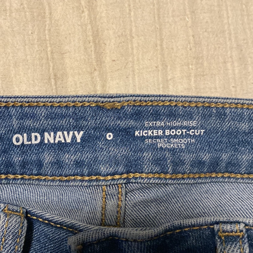 Extra High Waisted Kicker Boot Cut Jean - Picture 5 of 6